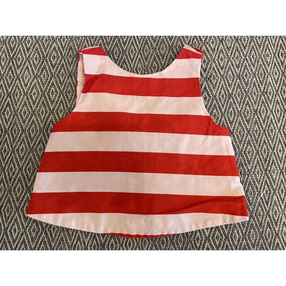 Janie And Jack Girls Pink And Red Striped Tank Top. Size 18-24 Months. - Picture 1 of 3
